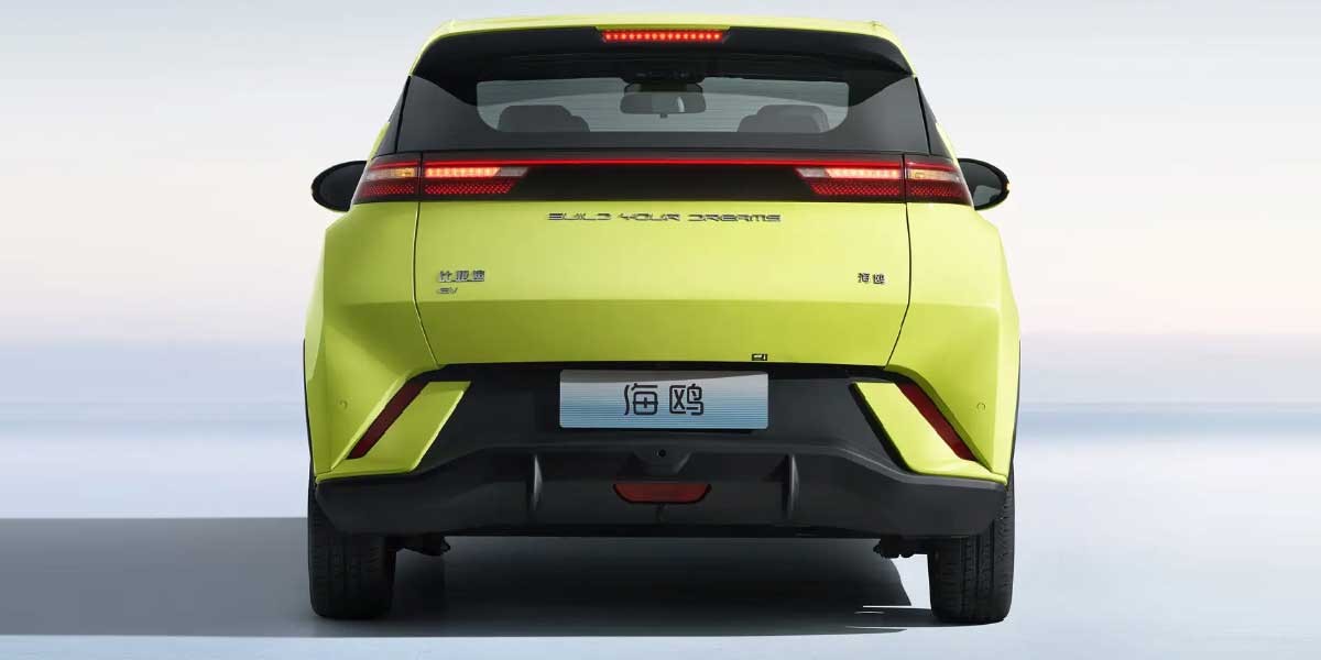 Rear Styling in BYD Seagull