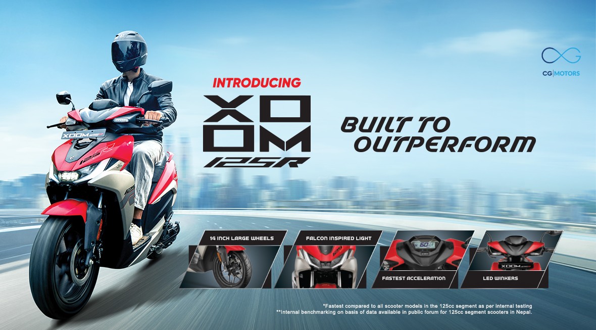 Hero Xoom 125R Launched in Nepal: Sporty 125cc Scooter at a Aggressive Price