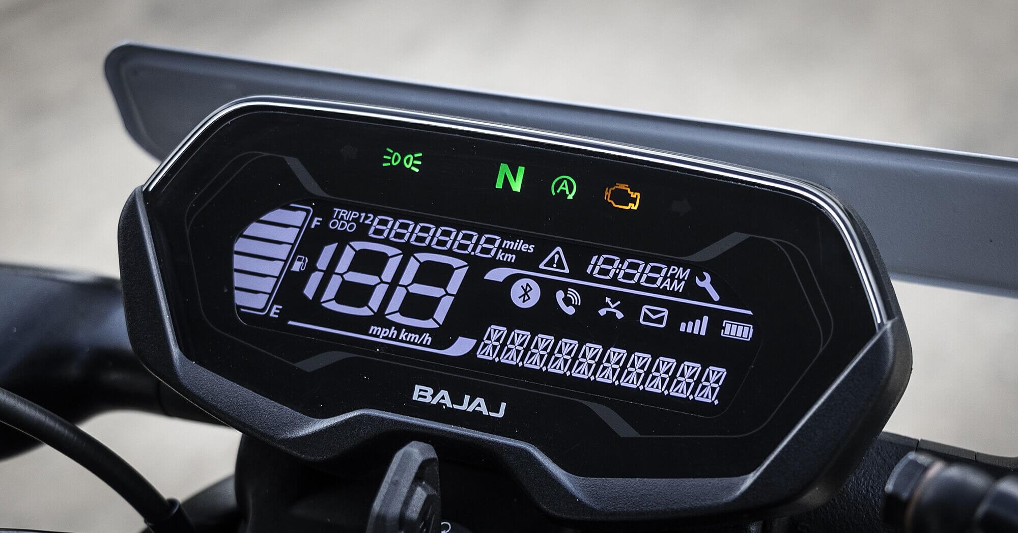 Instrument Cluster in Bajaj Pulsar N125