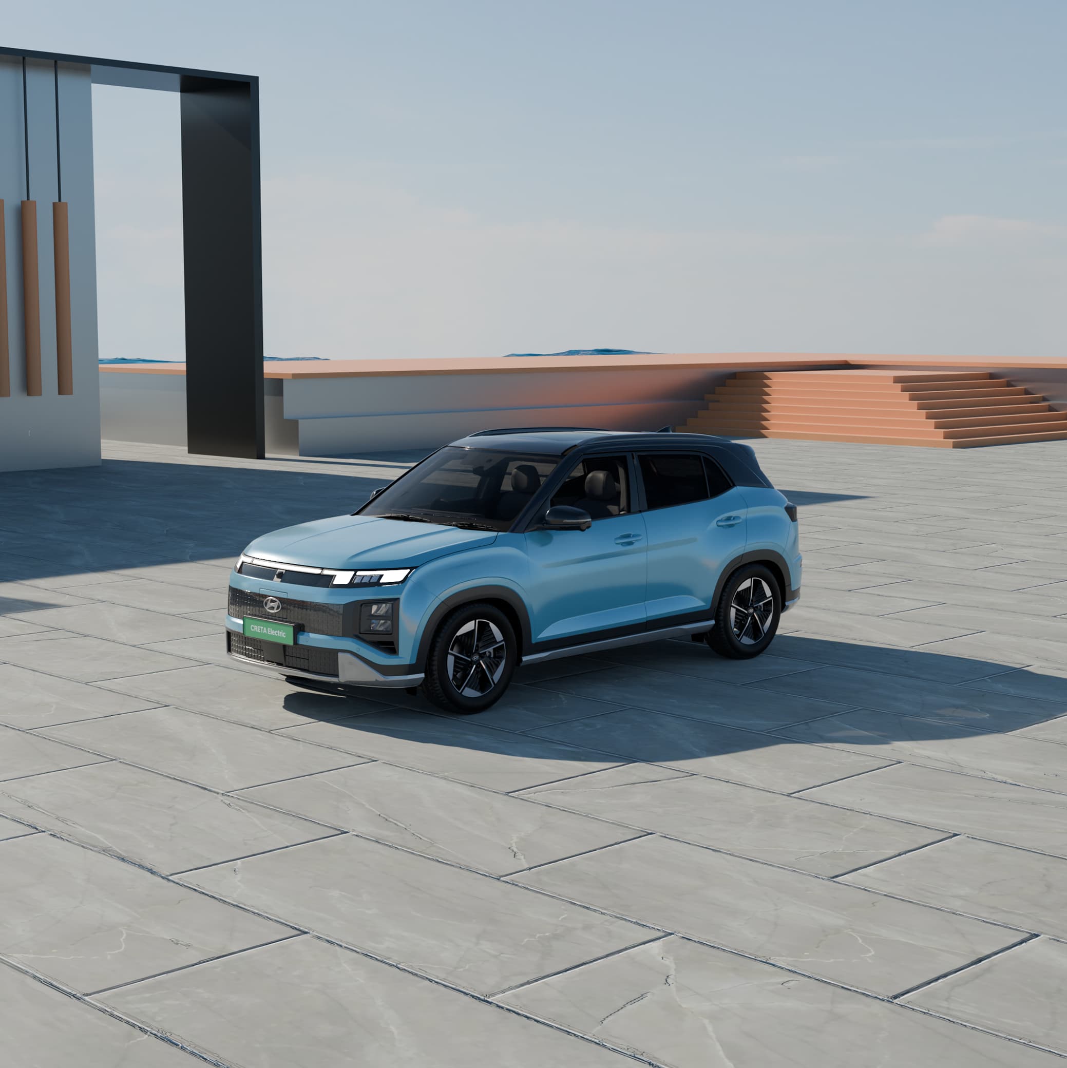 Side Styling in Hyundai Creta EV