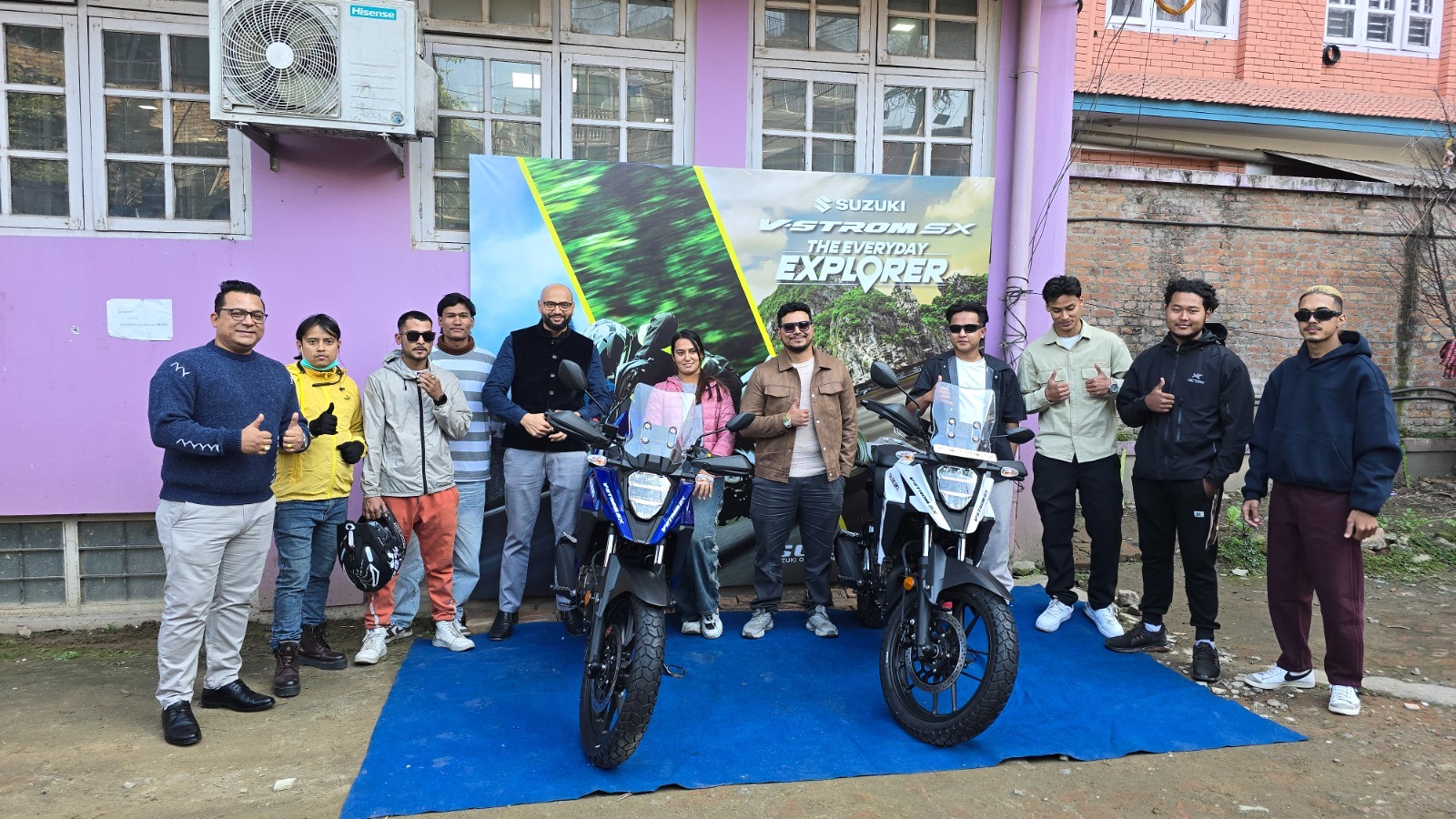 Suzuki V-Strom SX 250 Debuts Two New Colors in Nepal