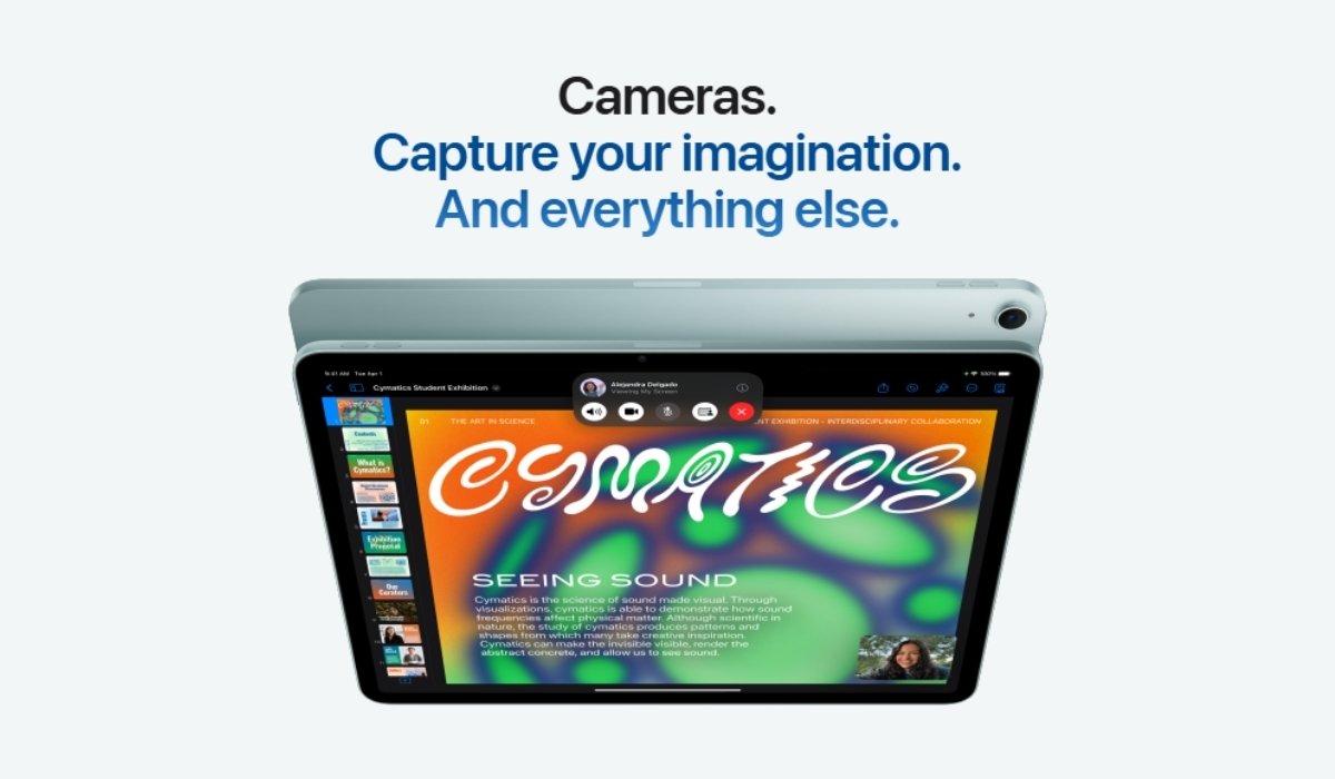 iPad Air 2025 Camera