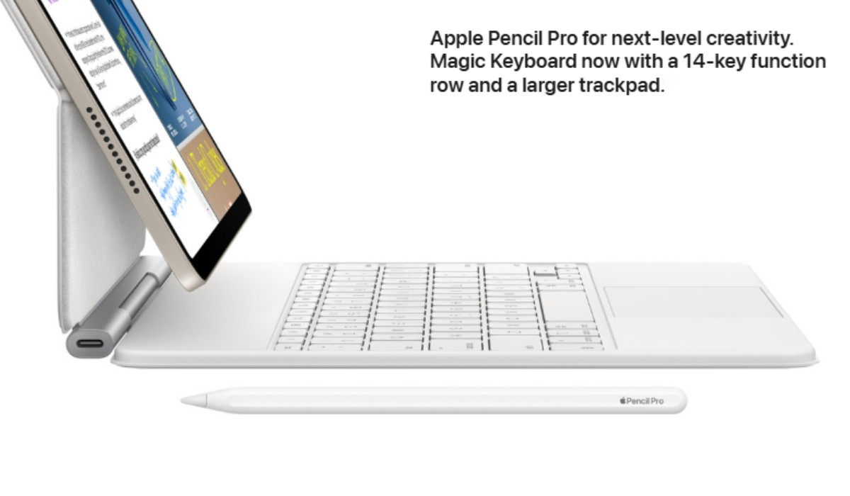 Apple Pencil Pro and Magic Keyboard