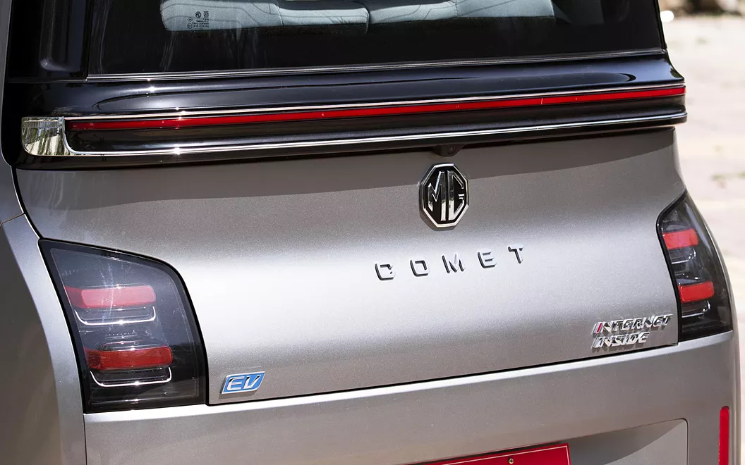 Rear Styling in MG Comet EV