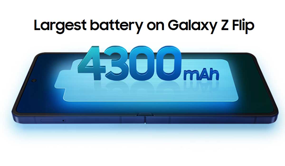 Z Flip7 Battery