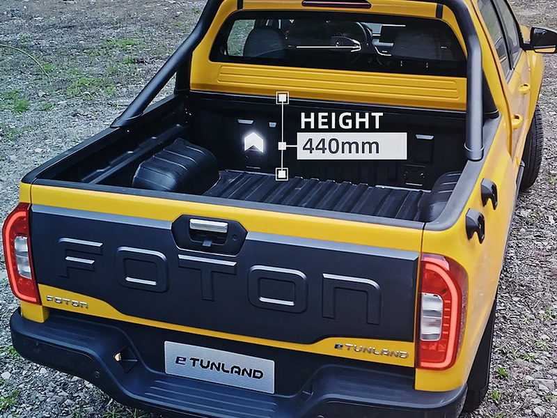 Rear Styling in Foton eTunland