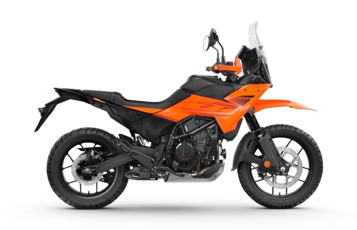 Side Styling in KTM 250 Adventure
