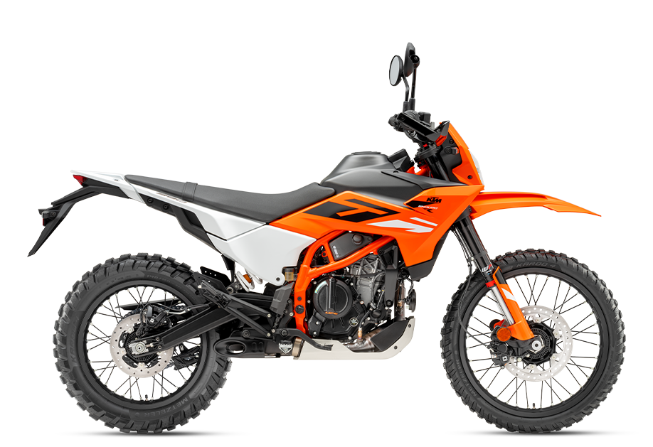 Side Styling in KTM 390 Enduro R