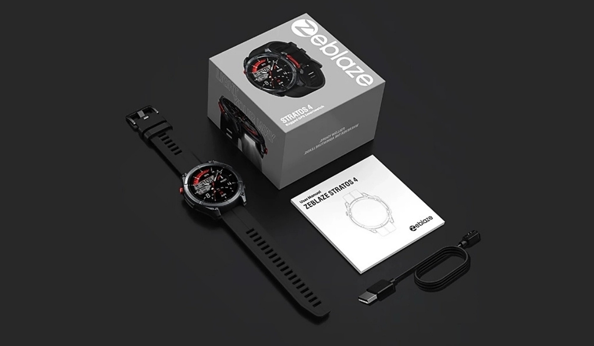Zeblaze Stratos 4 in-box content