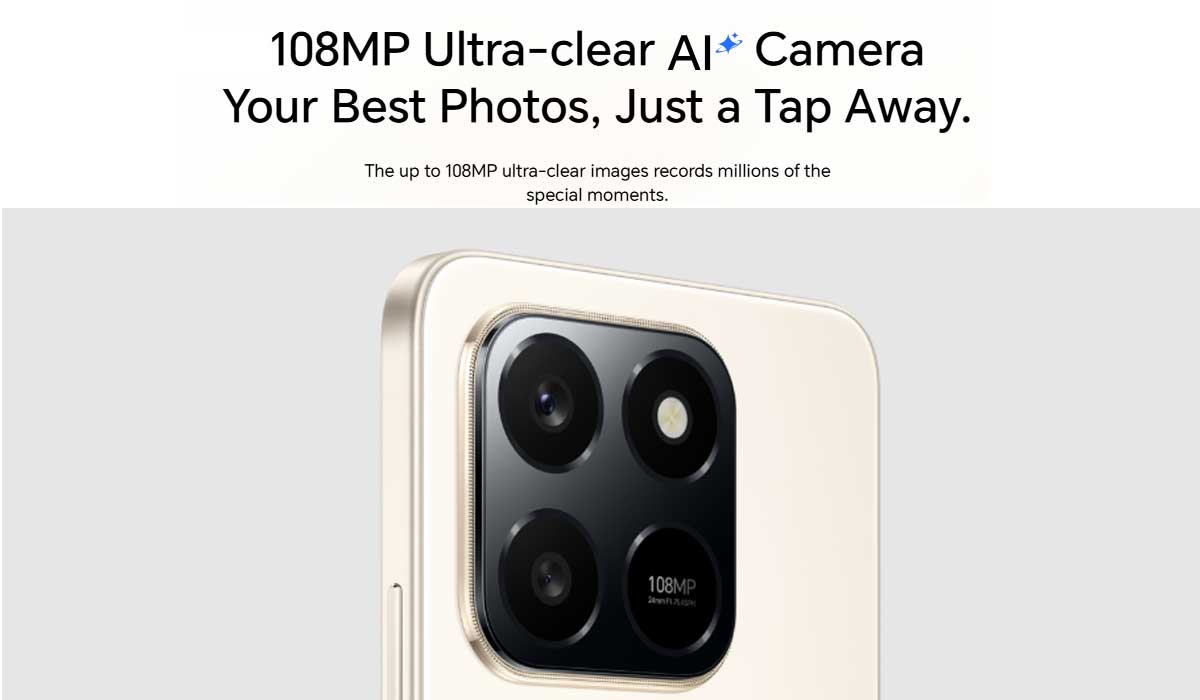 Honor X7d Camera