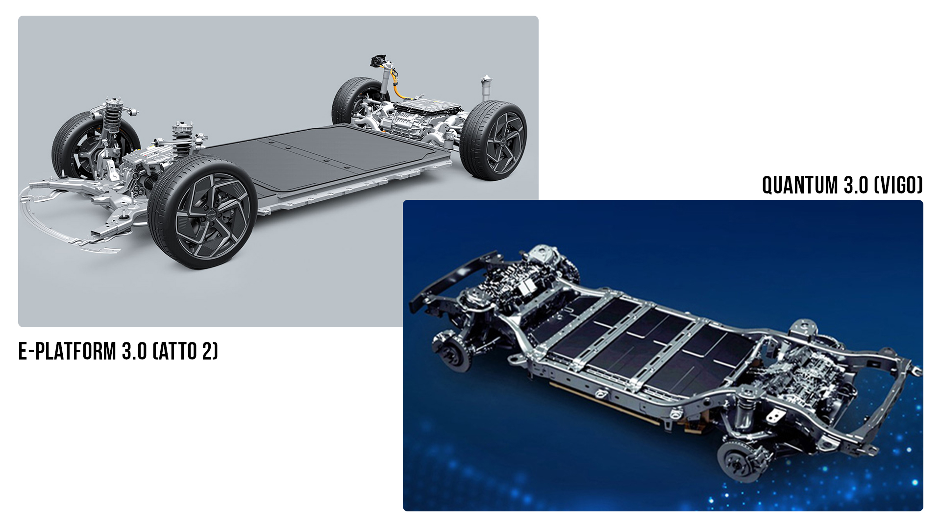 e-Platform 3.0 (Atto 2) and Quantum 3.0 (Vigo)