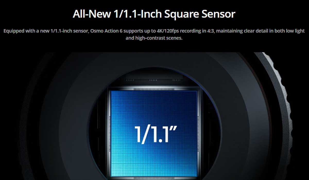 DJI OSMO Action 6 Sensor