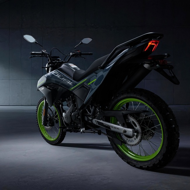 Rear Styling in CF Moto 250 Dual