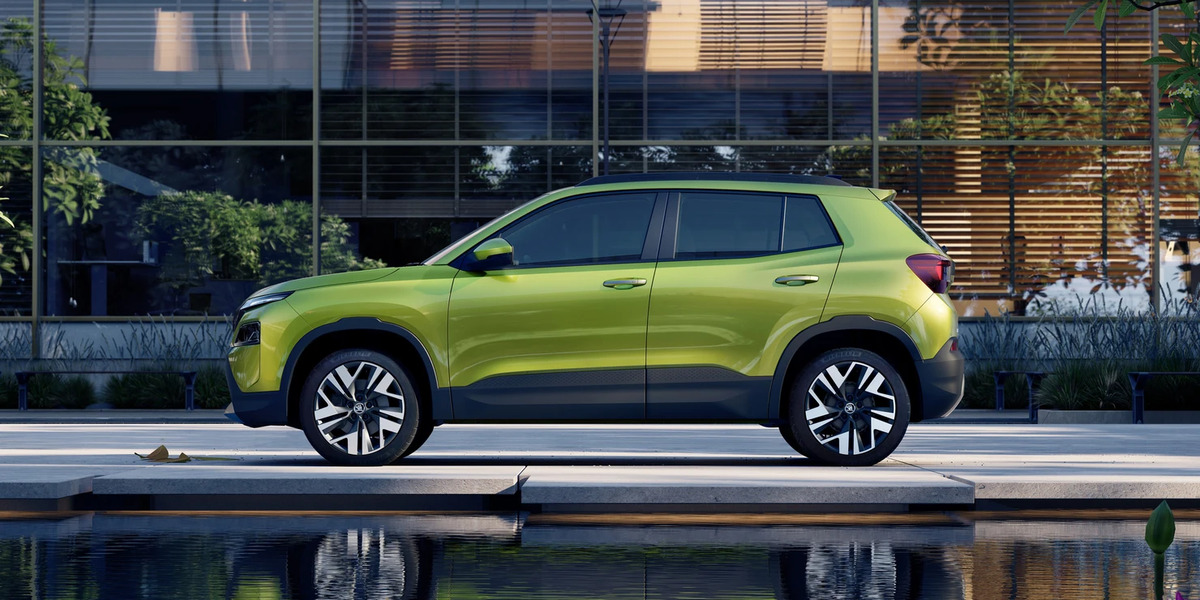 Side Styling in Skoda Kylaq