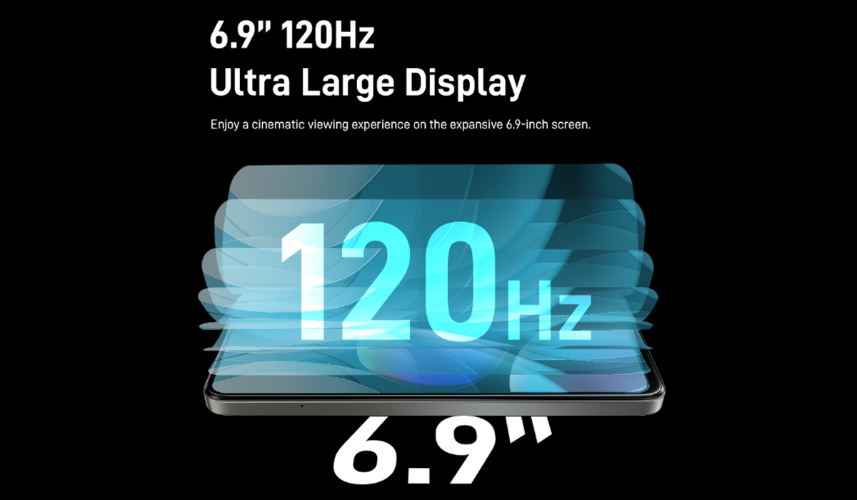 Nubia V80 Max Display