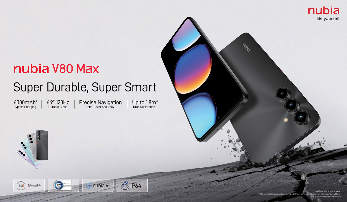 ZTE nubia V80 Max Lands in Nepal: 6,000mAh Battery Goes Budget