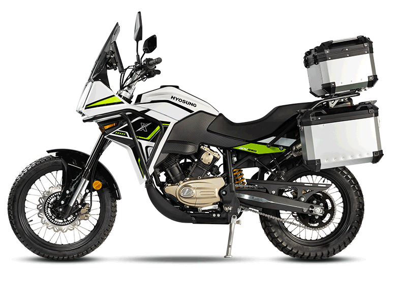 Side Styling in Hyosung ADV 250