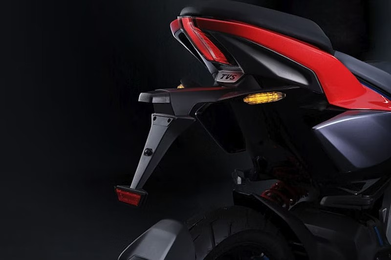 Rear Styling in TVS X