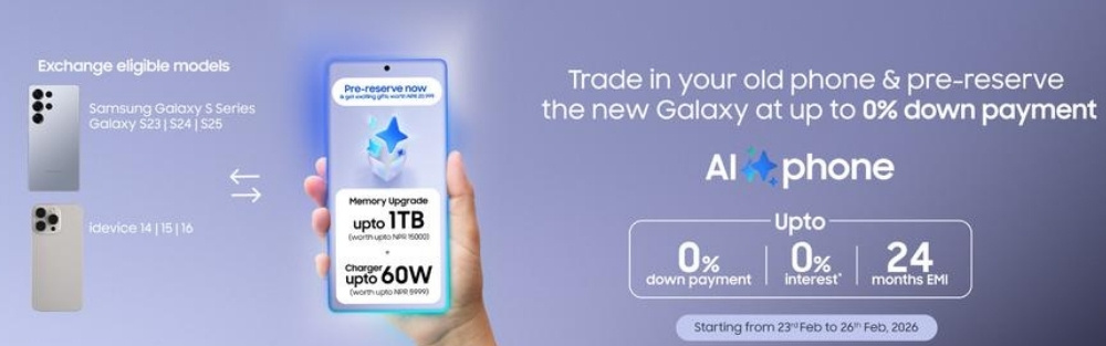 Samsung Launches “Hand Raiser” Pre-Reserve Offer with Rs. 20,999 in Benefits