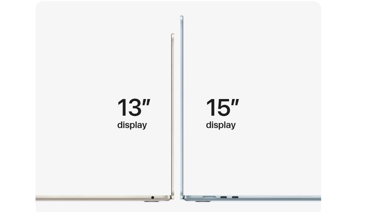 MacBook Air 13-inch V 15-inch