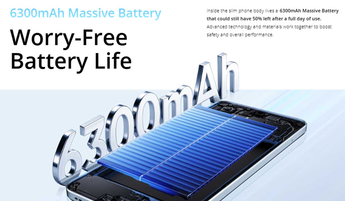 realme Note 80 Battery