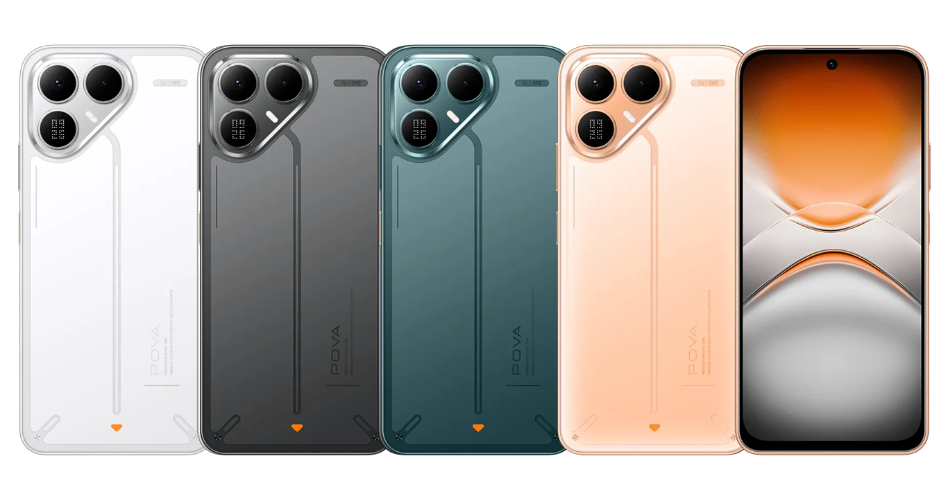 Tecno Pova 8 Design