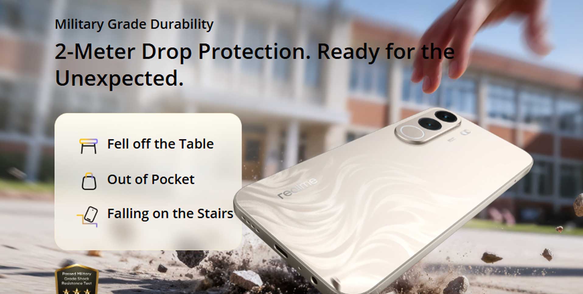 realme C100 Series Durability