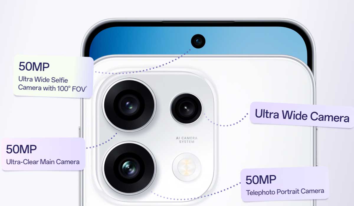 OPPO Reno16 F Camera
