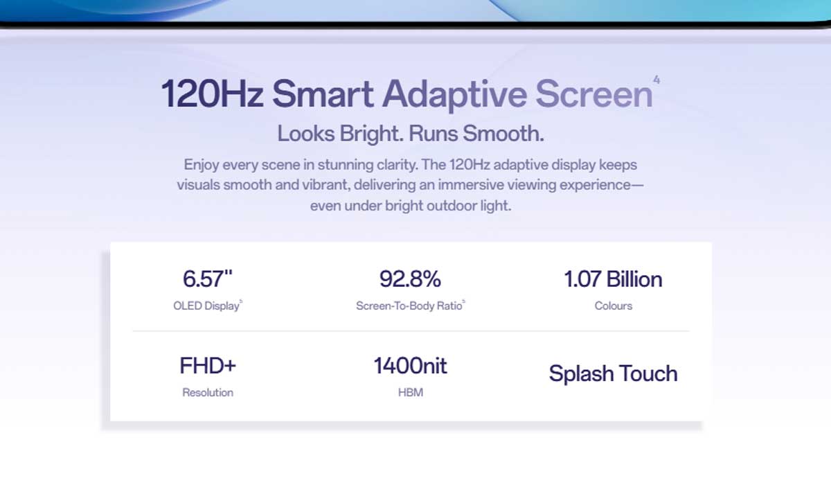 OPPO Reno16 F Display