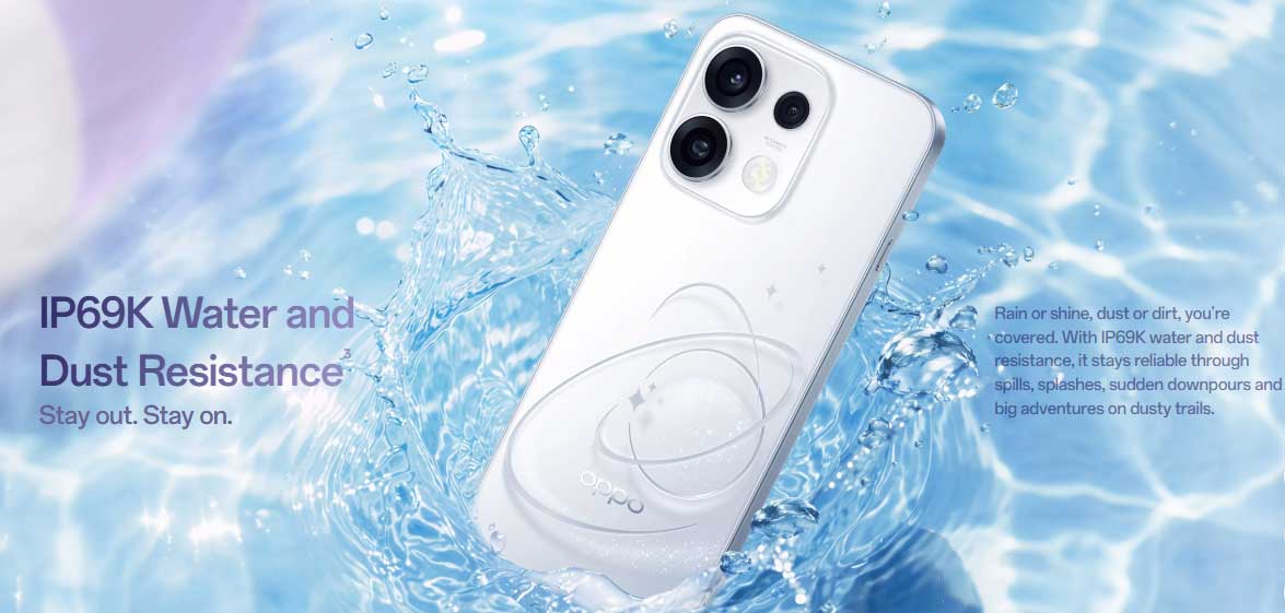 OPPO Reno16 F IP Rating
